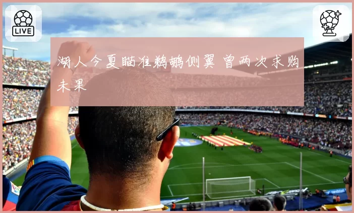 湖人今夏瞄准鹈鹕侧翼 曾两次求购未果