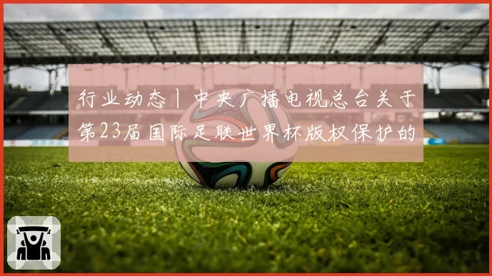 行业动态丨中央广播电视总台关于第23届国际足联世界杯版权保护的声明