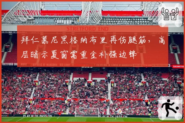 拜仁慕尼黑格纳布里再伤腿筋,高层暗示夏窗需重金补强边锋